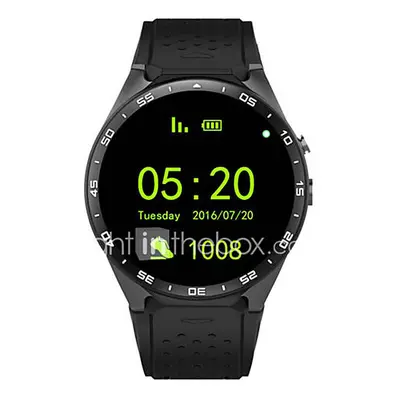 3g SmartWatch Kingwear w8 1,39 '' AMOLED 3g reloj inteligente 400 400 llamar la frecuencia cardí