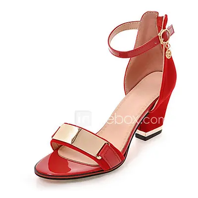 Mujer Sandalias Zapatos del club Semicuero Primavera Verano Otoño Casual Vestido Fiesta y Noche 