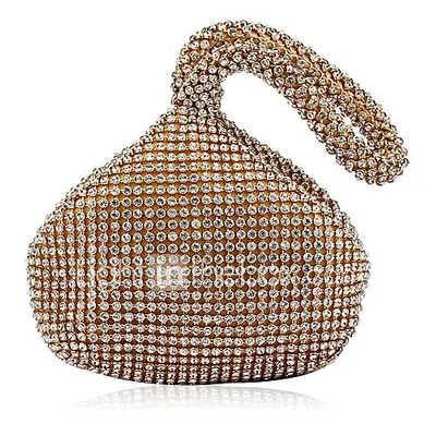 Mujer Bolsos Acrílico Bolso de Noche con Cristal / Cristal para Evento/Fiesta Dorado Blanco Negr