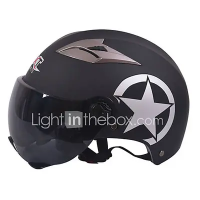 GXT motocicleta M11 medio casco de doble lente de casco protector solar Harley unisex verano ade