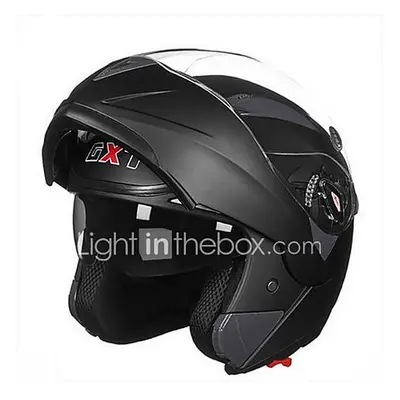 GXT casco de la motocicleta 158 de doble lente anti-niebla casco lleno transpirable