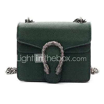 Mujer Bolsos Todas las Temporadas PU Bolso de Hombro para Boda Evento/Fiesta Casual Formal Verde