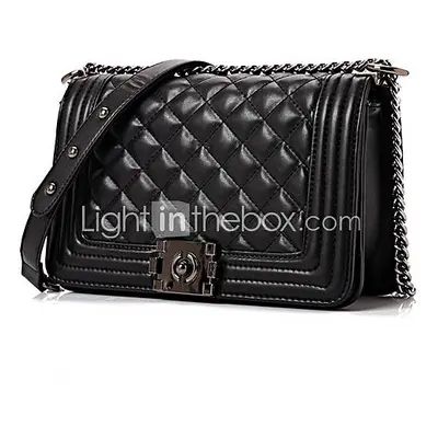 Mujer Bolsos Todas las Temporadas PU Bolso de Hombro para Boda Evento/Fiesta Casual Formal Negro