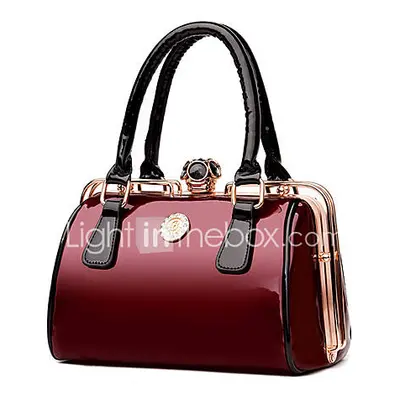 Mujer Bolsos Todas las Temporadas Cuero Patentado Tote para Boda Evento/Fiesta Casual Formal Azu