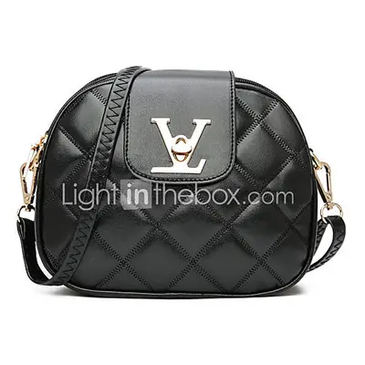 Mujer Bolsos Verano PU Bolso de Hombro para Evento/Fiesta Casual Negro