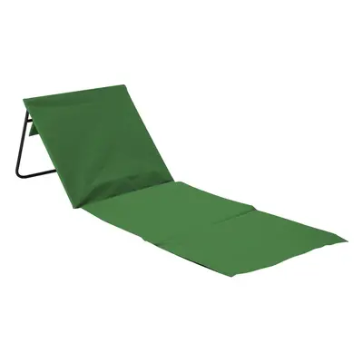 Esterilla Plegable de Playa Acolchada con Respaldo 149.5x50.5x42cm O91