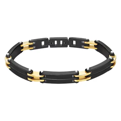 Pulsera Lotus Style Men In Black Ls2259-2/2 Acero Inoxidable 316l, Hombre