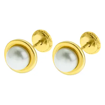 Pendientes De Bebé Lg00082/6 Oro 9k