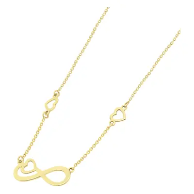 Collar Infinito Time Road Hin00042/43 Oro, Mujer