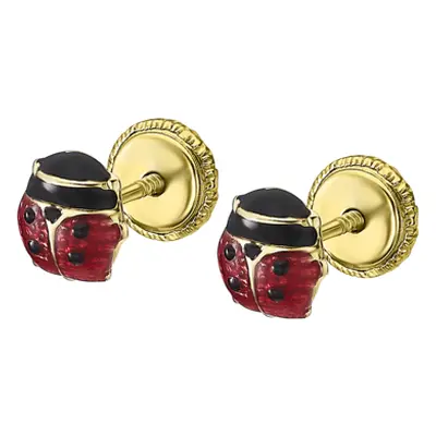 Pendientes De Bebé Mariquita Lg00117/5 Oro 9k