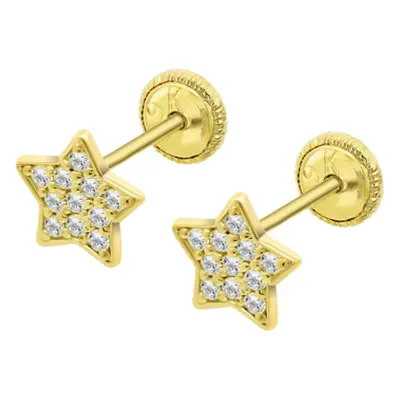 Pendientes De Bebé Estrella Lg00087/8 Oro