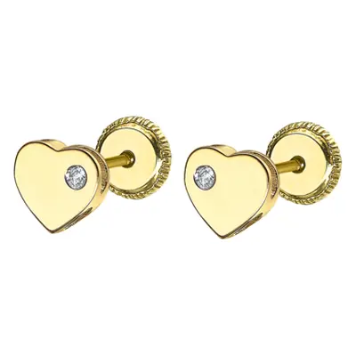 Pendientes De Bebé Corazón Lg00124/5 Oro 9k