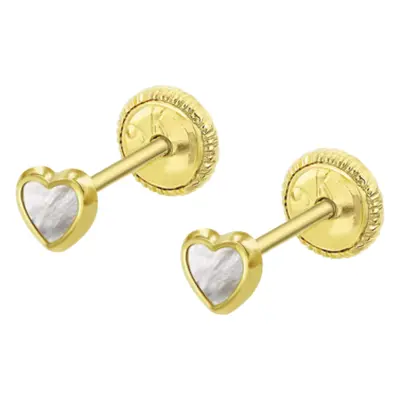 Pendientes Corazón Time Road Hin00331/4 Oro, Bebé