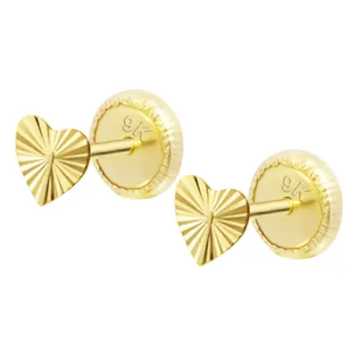 Pendientes De Bebé Corazón Hin00010/4 Oro