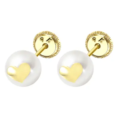 Pendientes De Bebé Corazón Hin00172/6 Oro