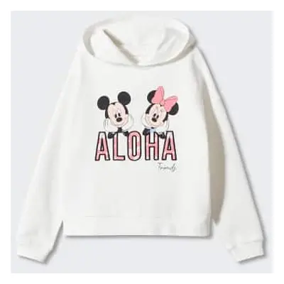 MANGO KIDS - Sudadera Minnie Mouse blanco roto - 5-6 años - Niños