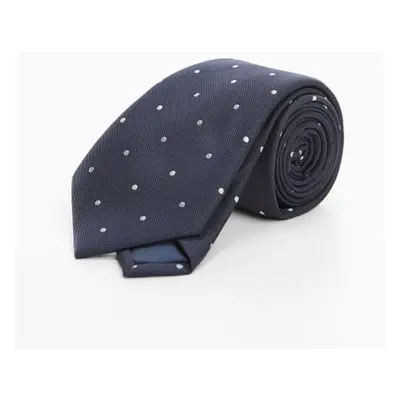 MANGO MAN - Corbata diseño lunares azul marino oscuro - Talla única - Hombre