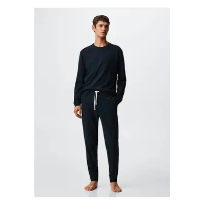 MANGO MAN - Pack pijama largo azul marino - Hombre