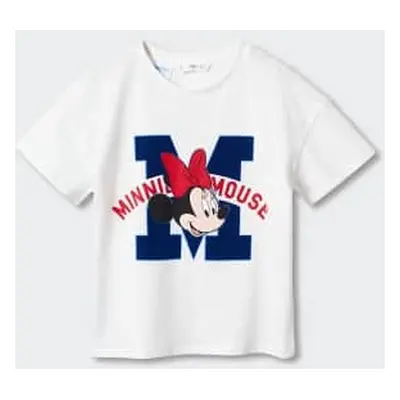 MANGO KIDS - Camiseta Minnie Mouse blanco roto - 5-6 años - Niños