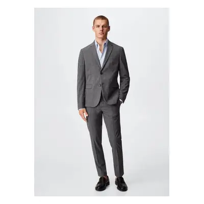 MANGO MAN - Americana traje super slim fit gris medio - Hombre