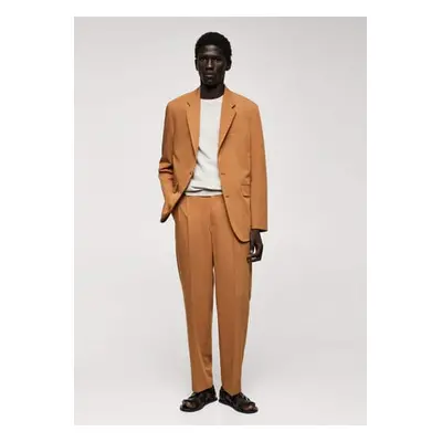 MANGO MAN - Americana traje regular fit naranja - Hombre