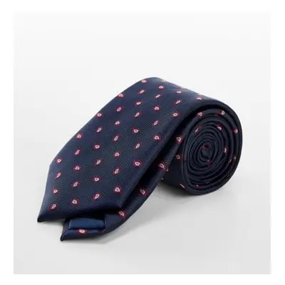 MANGO MAN - Corbata estampado anti manchas azul marino - Talla única - Hombre