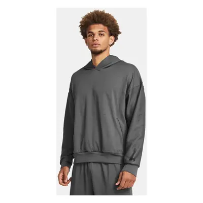 Sudadera acanalada con capucha Under Armour Journey para hombre Castlerock / Negro L