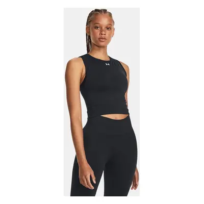 Camiseta de tirantes Under Armour Train Seamless para mujer Negro / Blanco M