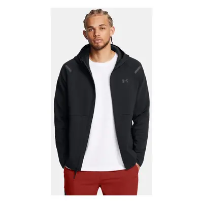 Sudadera con capucha y cremallera completa Under Armour Unstoppable Fleece para hombre Negro / N