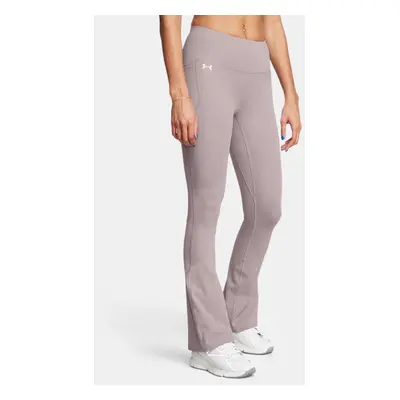 Pantalón acampanado Under Armour Motion para mujer Tetra Gris / Blanco XL