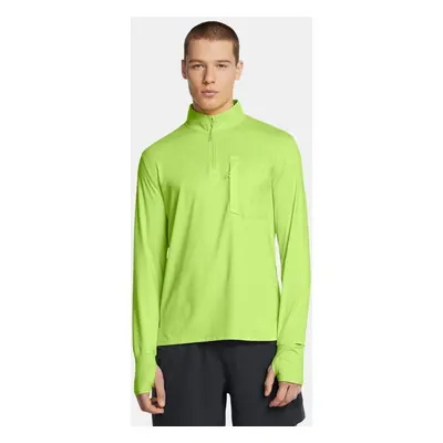 Sudadera con cremallera de ¼ Under Armour Launch Trail para hombre Morph Verde / Anthracite / Re