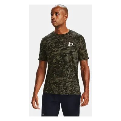 Camiseta de manga corta Under Armour ABC Camo para hombre Negro / Blanco L