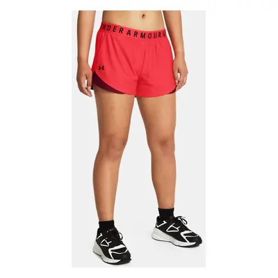 Pantalón corto Under Armour Play Up 3.0 para mujer Racer Rojo / Cardinal / Negro XL