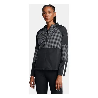 Chaqueta Under Armour Launch Elite Cold Weather para mujer Negro / Reflectante L