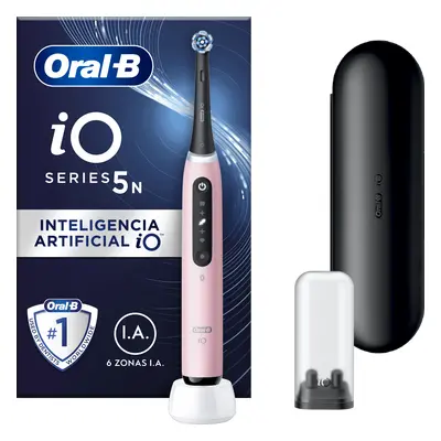 Oral-B iO 5 Cepillo Eléctrico rosa con 1 Recambio