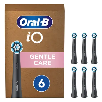 Oral-B iO Recambios Gentle Care en Negro - Pack de 6