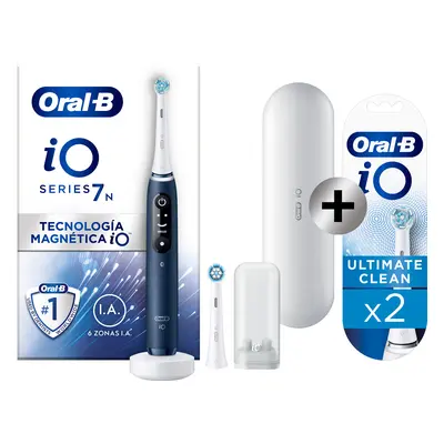 Oral-B iO 7 Cepillo Eléctrico azul con 2 + 2 Recambios