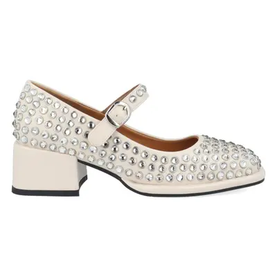 Noa Harmon mujer mocasines zapatos Mary Jane cherie 9843-80 blanco hueso, 36 / Off white