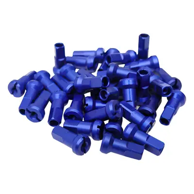 Set de Niples / Tuercas de Radios x36 MX1 9 mm Azul