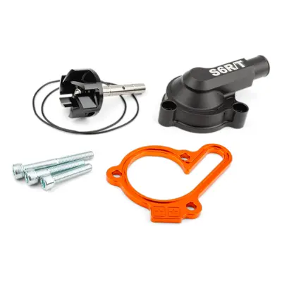 Bomba de Agua Gran Caudal + Tapa Stage6 R/T Derbi Euro 3 / 4 Naranja