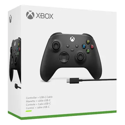 Mando Xbox Negro + Cable USB