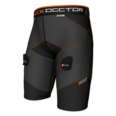 Shock Doctor ice hockey cross compression short with aircore cup rodillera fitness