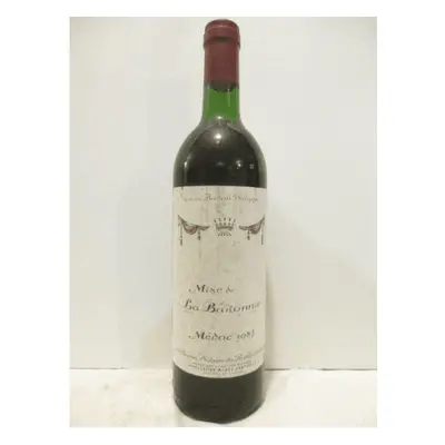 1983 - médoc - mise de la baronnie baron philippe de rothschild