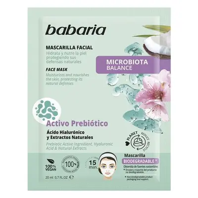 Babaria Microbiota Balance 20 ml Mascarilla Facial con Ácido Hialurónico