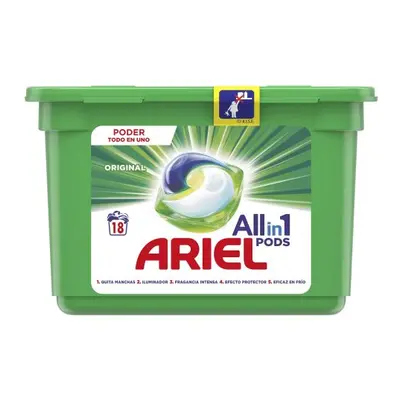 Ariel All In One Pods 18 und Detergente en Cápsulas