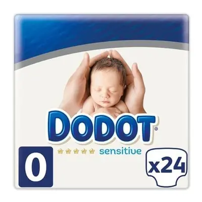 DTOS EXTRA!! Dodot Sensitive T0 24 und T 0,1,5-2,5K 24 Uds Pañales Recién Nacido