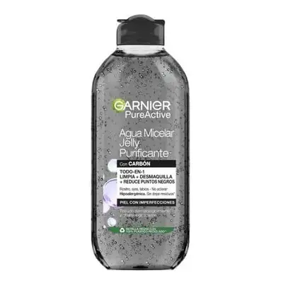 Mejor Dto! Agua Micelar Jelly con Carbón 400 ml Agua Micelar Purificante Efecto Gel