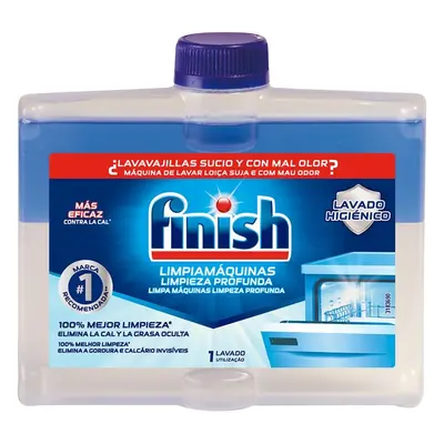 DTOS EXTRA!! Finish Limpia Máquinas Limpieza Profunda 250 ml Limpiador de Lavavajillas