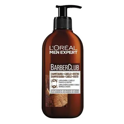 Mejor Dto! Barber Club 200 ml Champú Barba + Cabello + Rostro