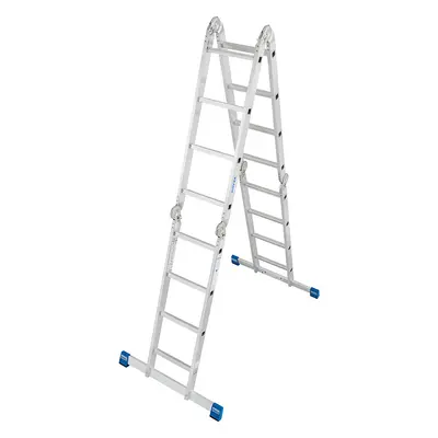 KRAUSE Escalera universal articulada STABILO, se puede usar como escalera de mano o de tijera, 4